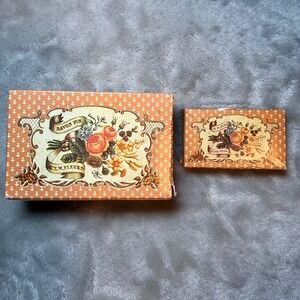 Vintage Crabtree & Evelyn Millefleurs Soap Set Large & Travel Boxed